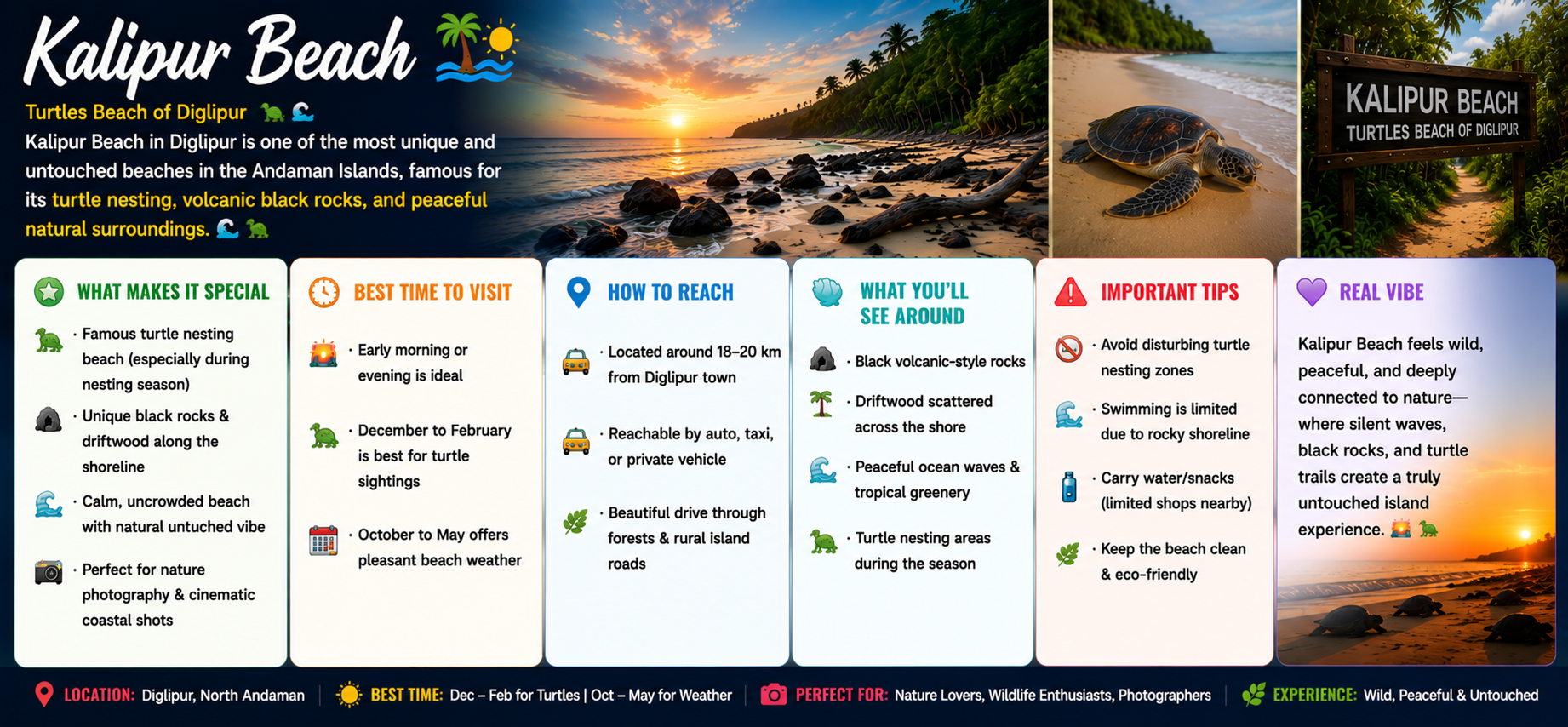 Kalipur Beach - Turtles Beach of Diglipur